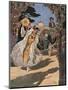 "Who Should I See Get Down But, the Little Gypsy!"-René Bull-Mounted Giclee Print