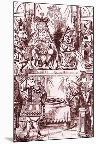 'Who stole the tarts?'-John Tenniel-Mounted Giclee Print