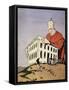 Who Will Help Tripoli, Satirical Cartoon Dedicated to Libyan War and Interests of Bank of Rome-null-Framed Stretched Canvas
