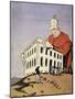 Who Will Help Tripoli, Satirical Cartoon Dedicated to Libyan War and Interests of Bank of Rome-null-Mounted Giclee Print