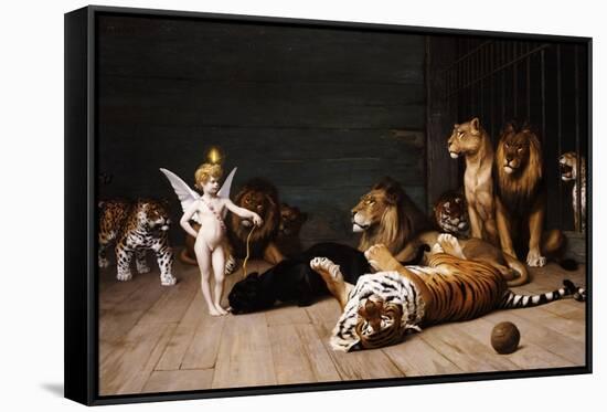 Whoever You Are, Here Is Your Master (Love, the Conqueror)-Jean Leon Gerome-Framed Stretched Canvas