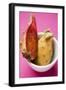 Whole and Half Prickly Pear in Bowl-Eising Studio - Food Photo and Video-Framed Photographic Print