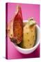 Whole and Half Prickly Pear in Bowl-Eising Studio - Food Photo and Video-Stretched Canvas