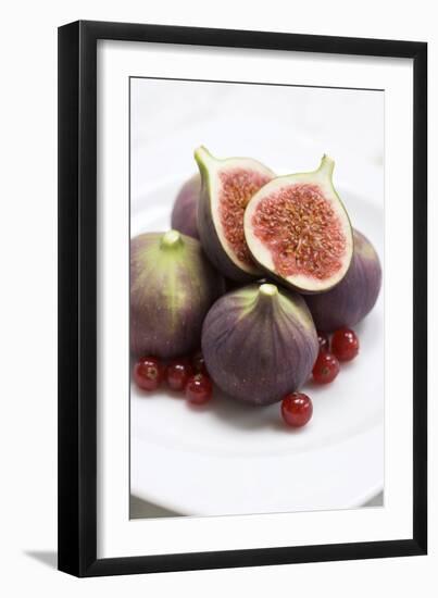 Whole And Halved Figs-Jon Stokes-Framed Photographic Print