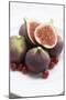 Whole And Halved Figs-Jon Stokes-Mounted Photographic Print