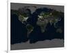 Whole Earth At Night, Satellite Image-PLANETOBSERVER-Framed Photographic Print