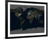 Whole Earth At Night, Satellite Image-PLANETOBSERVER-Framed Photographic Print