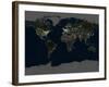 Whole Earth At Night, Satellite Image-PLANETOBSERVER-Framed Photographic Print