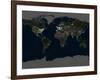 Whole Earth At Night, Satellite Image-PLANETOBSERVER-Framed Photographic Print