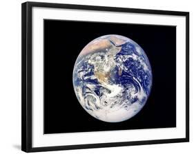 Whole Earth from Space, Viewed from Apollo 17, December 1972-null-Framed Photographic Print