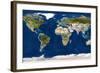 Whole Earth Map-PLANETOBSERVER-Framed Premium Photographic Print