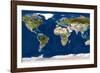 Whole Earth Map-PLANETOBSERVER-Framed Photographic Print