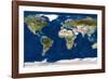 Whole Earth Map-PLANETOBSERVER-Framed Photographic Print