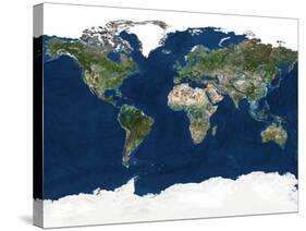 Whole Earth, Satellite Image-PLANETOBSERVER-Stretched Canvas