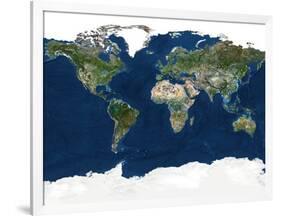 Whole Earth, Satellite Image-PLANETOBSERVER-Framed Photographic Print