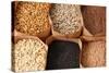 Whole Grains, Oats, Flax, Poppy, Wheatgerm, Granola, Sunflower Seeds.-Hannamariah-Stretched Canvas