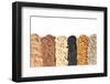 Whole Grains, Oats, Flax, Poppy, Wheatgerm, Granola, Sunflower Seeds.-Hannamariah-Framed Photographic Print