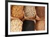 Whole Grains, Oats, Flax, Poppy, Wheatgerm, Granola, Sunflower Seeds.-Hannamariah-Framed Photographic Print