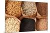 Whole Grains, Oats, Flax, Poppy, Wheatgerm, Granola, Sunflower Seeds.-Hannamariah-Mounted Photographic Print