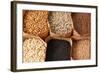 Whole Grains, Oats, Flax, Poppy, Wheatgerm, Granola, Sunflower Seeds.-Hannamariah-Framed Photographic Print