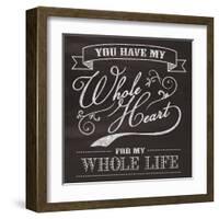 Whole Heart-null-Framed Art Print