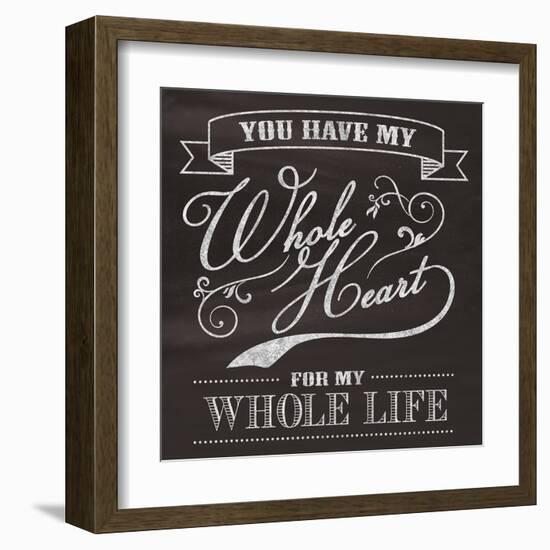 Whole Heart-null-Framed Art Print