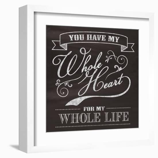 Whole Heart-null-Framed Art Print