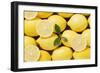 Whole Lemons and Lemon Slices-Eising Studio - Food Photo and Video-Framed Photographic Print