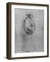 'Whole Length of an Old Man in Profile to the Right', c1480 (1945)-Leonardo Da Vinci-Framed Giclee Print