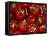 Whole Red Peppers-null-Framed Stretched Canvas