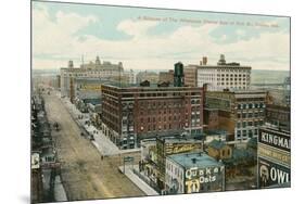 Wholesale District, Omaha, Nebraska-null-Mounted Premium Giclee Print