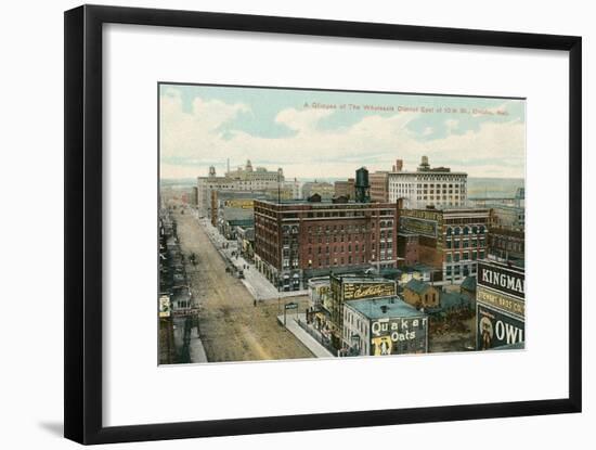 Wholesale District, Omaha, Nebraska-null-Framed Art Print