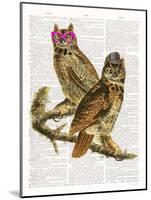 Whoo Are You Looking At ?-Christopher James-Mounted Art Print