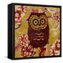 Whoo's That Owl 1-Bella Dos Santos-Framed Stretched Canvas