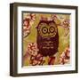 Whoo's That Owl 1-Bella Dos Santos-Framed Art Print