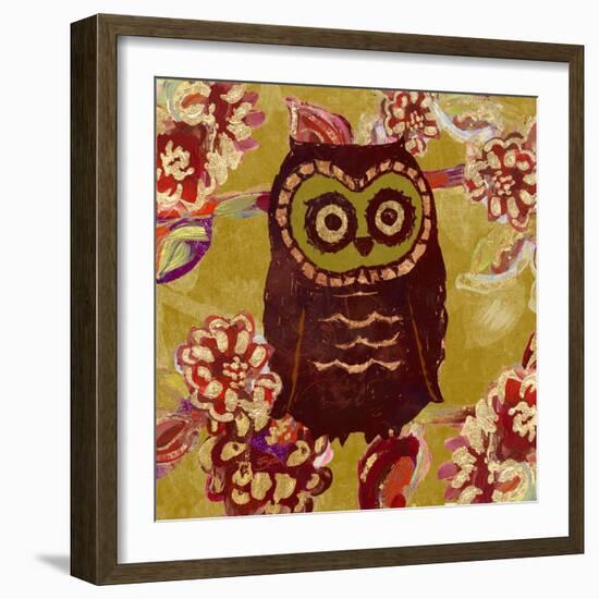 Whoo's That Owl 1-Bella Dos Santos-Framed Art Print