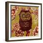 Whoo's That Owl 1-Bella Dos Santos-Framed Art Print