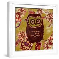 Whoo's That Owl 1-Bella Dos Santos-Framed Art Print