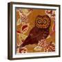 Whoo's That Owl 2-Bella Dos Santos-Framed Art Print