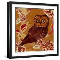 Whoo's That Owl 2-Bella Dos Santos-Framed Art Print