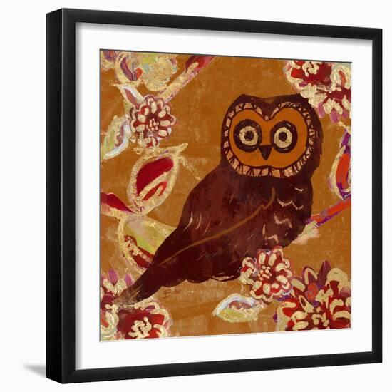 Whoo's That Owl 2-Bella Dos Santos-Framed Art Print