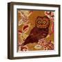 Whoo's That Owl 2-Bella Dos Santos-Framed Art Print