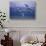 Whooper Swans Flying over Lake-DLILLC-Stretched Canvas displayed on a wall