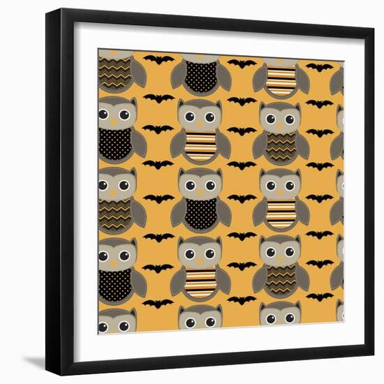 Whoos Batty-Joanne Paynter Design-Framed Premium Giclee Print