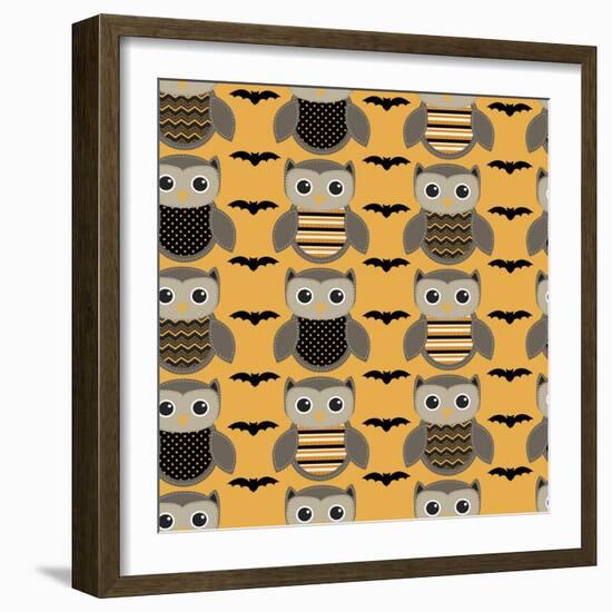 Whoos Batty-Joanne Paynter Design-Framed Giclee Print