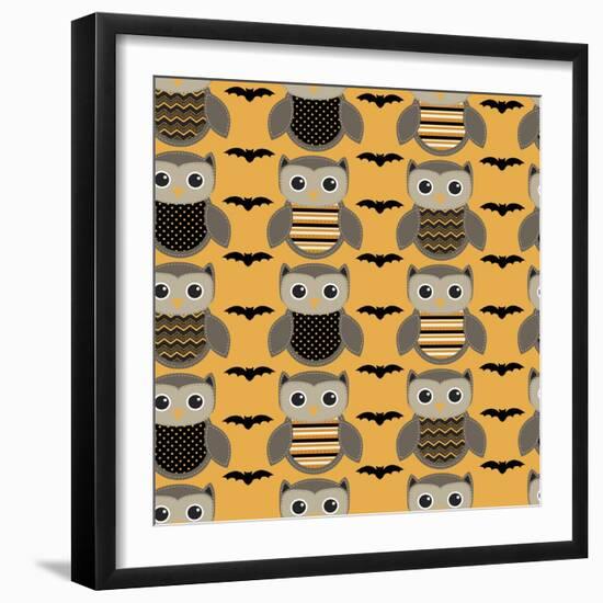 Whoos Batty-Joanne Paynter Design-Framed Giclee Print