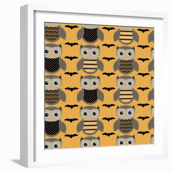 Whoos Batty-Joanne Paynter Design-Framed Giclee Print