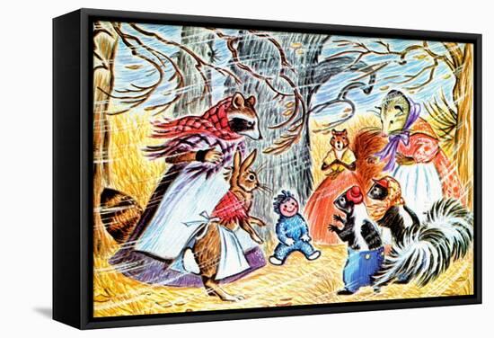 Whose Baby are You? - Jack & Jill-Patricia Lynn-Framed Stretched Canvas