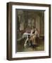 Whose Dinner is it?-Adolf Eberle-Framed Giclee Print