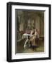 Whose Dinner is it?-Adolf Eberle-Framed Giclee Print